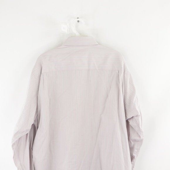 Luciano Ceccarelli Mens 16 Striped Dress Shirt - Picture 6 of 7